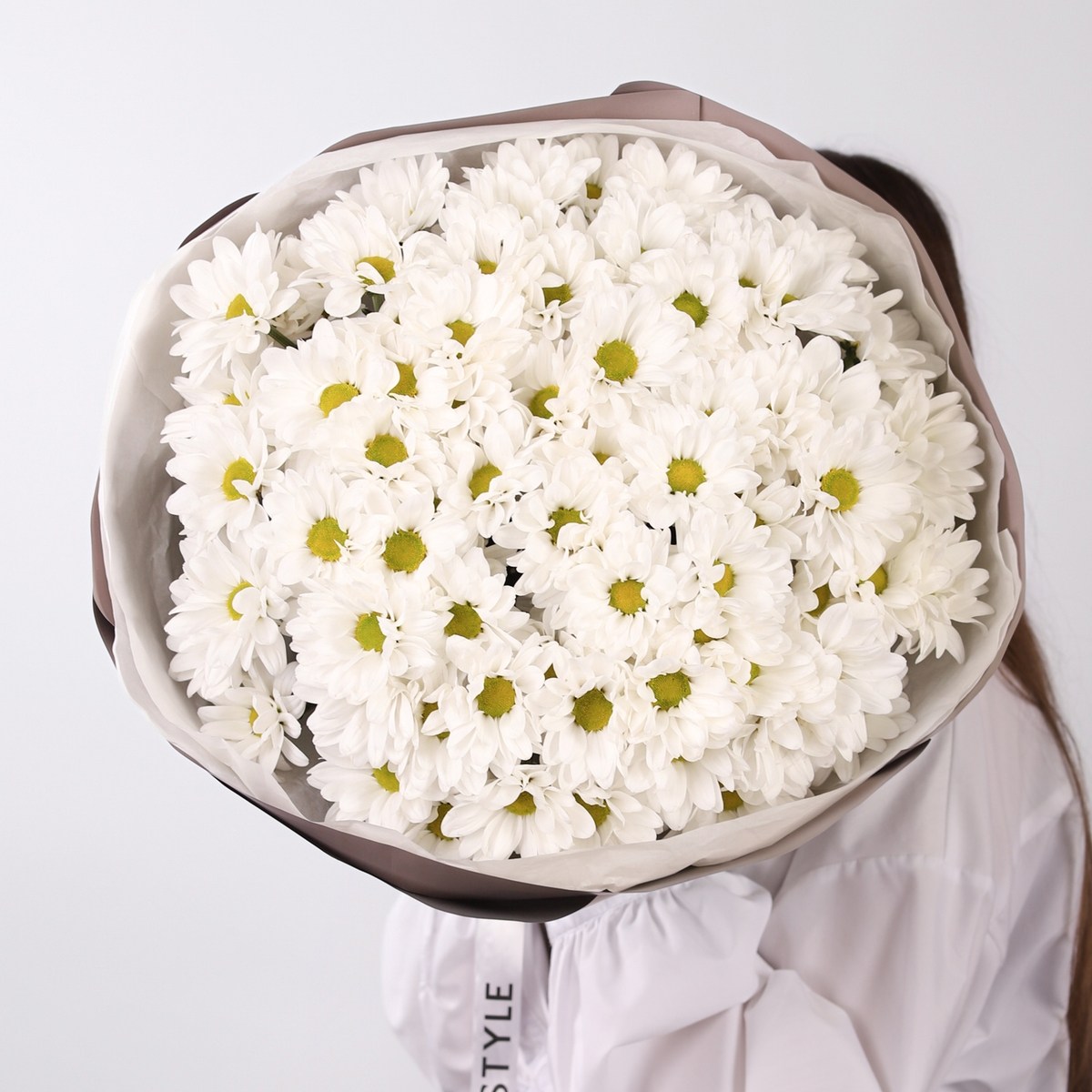 Букет хризантема ромашка 15 шт